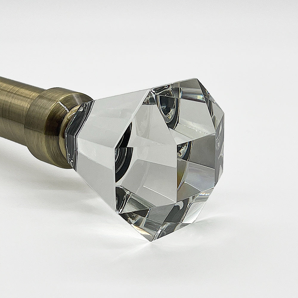 Metal Deco Glass Trumpet Finial