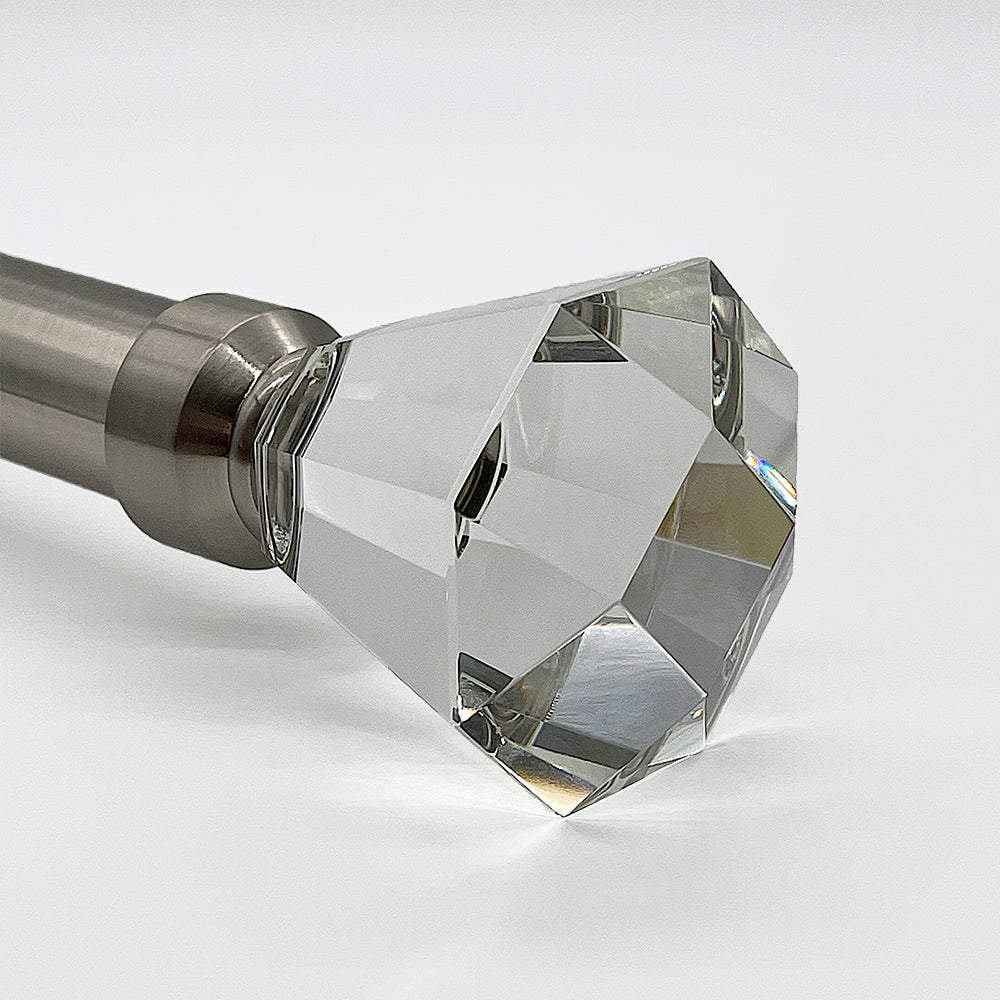 Metal Deco Glass Trumpet Finial